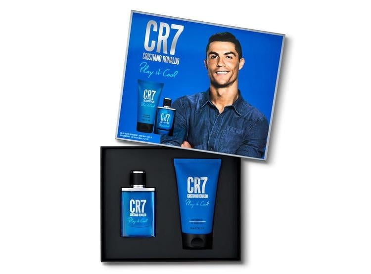 CR7 PLAY IT COOL DE CRISTIANO RONALDO: SET DE FRAGANCIA FOUGERE CON GEL DE BAÑO PARA HOMBRES - 1