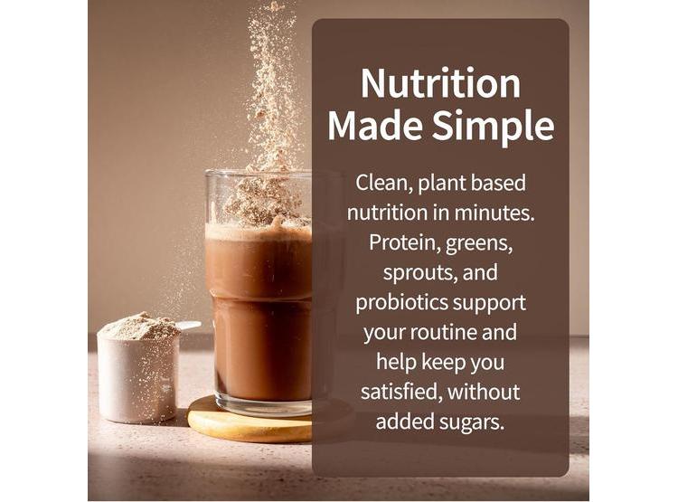 BATIDO ORGÁNICO GARDEN OF LIFE SABOR CHOCOLATE, ALTO EN PROTEÍNA DE GUISANTE Y FIBRA, SIN LÁCTEOS - 4