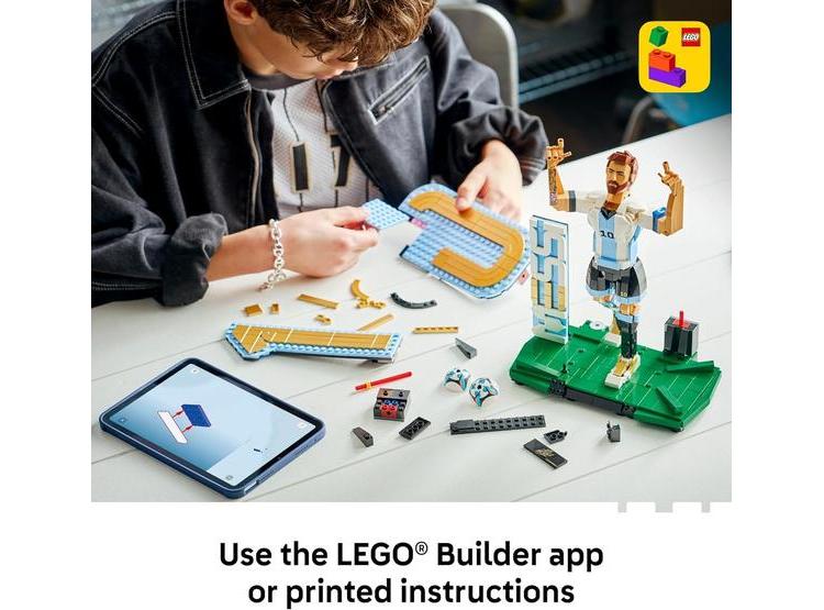 LEGO EDICIONES LIONEL MESSI JUEGO COLECCIONISTA DE FÚTBOL PARA NIÑOS Y NIÑAS, IDEAL PARA DECORAR O REGALAR - 5