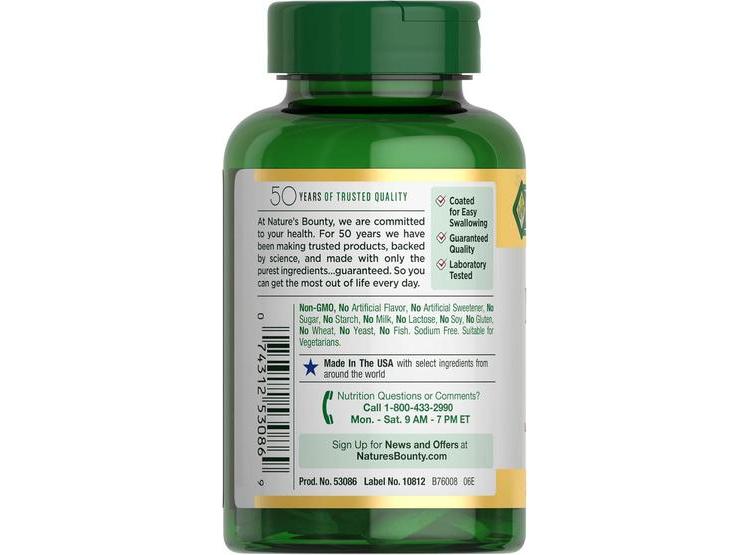 NATURE'S BOUNTY MAGNESIO 500 MG, SUPLEMENTO DE ALTA POTENCIA PARA SALUD ÓSEA Y MUSCULAR, 200 COMPRIMIDOS - 7