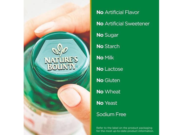 NATURE'S BOUNTY CALCIO Y VITAMINA D3 PARA SALUD ÓSEA, SUPLEMENTO DE 120 CÁPSULAS BLANDAS (2 PAQUETES) - 3