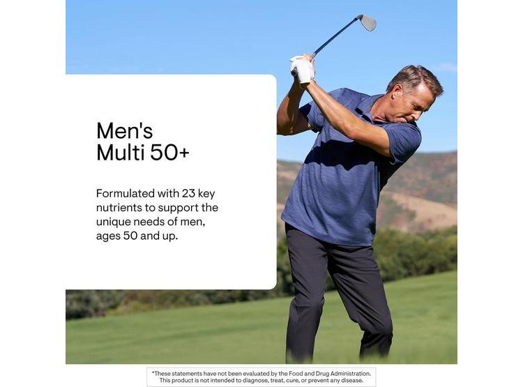 MULTIVITAMÍNICO PARA HOMBRES DE 50+ CON VITAMINAS A, B6, B12, C, D, E Y ZINC. APOYO INTEGRAL MASCULINO - 2