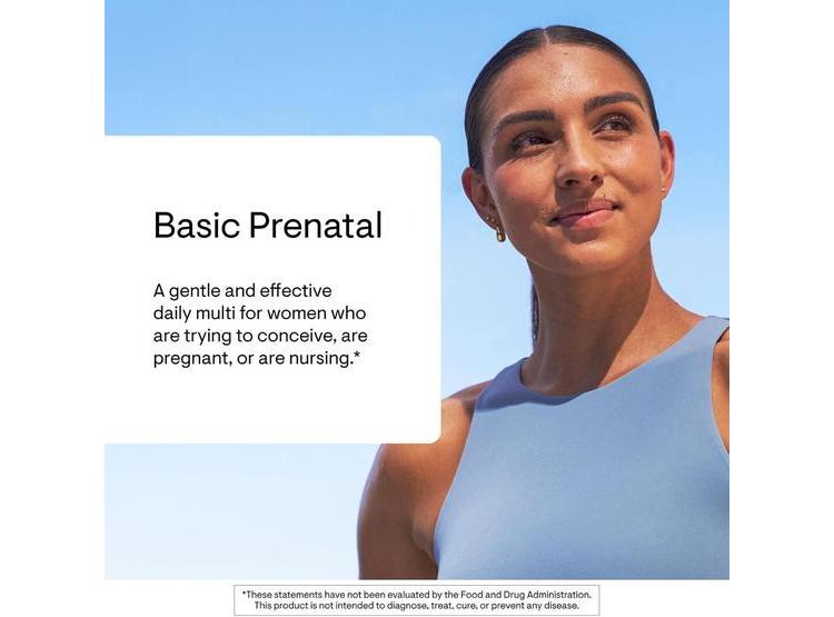 THORNE - BASIC PRENATAL, MULTIVITAMÍNICO DE FOLATO BIEN INVESTIGADO PARA EMBARAZADAS, 18 VITAMINAS Y MINERALES, COLINA - 2