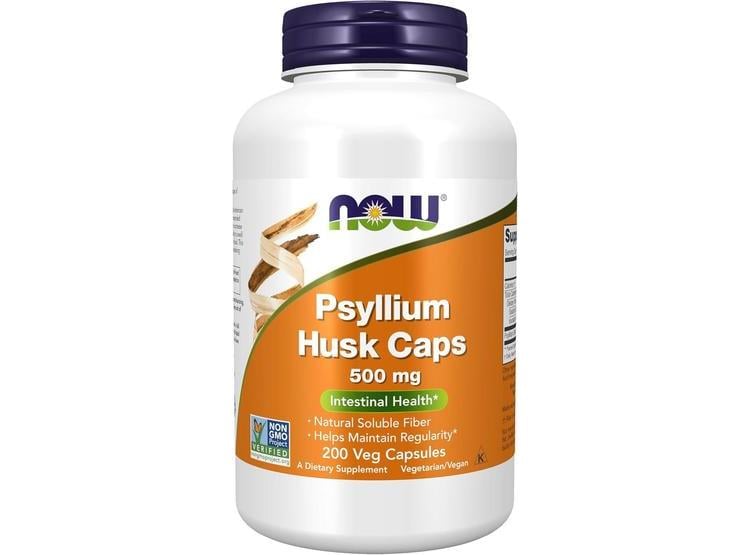 NOW PSYLLIUM HUSK CAPS FIBRA SOLUBLE 500 MG - 1