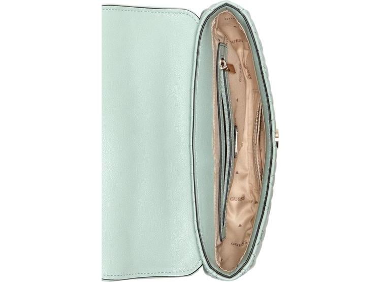 BOLSO CROSSBODY CONVERTIBLE GUESS, ECO SMALL GRAIN PU, CON CHARM REMOVIBLE, ELEGANTE Y FUNCIONAL - 4