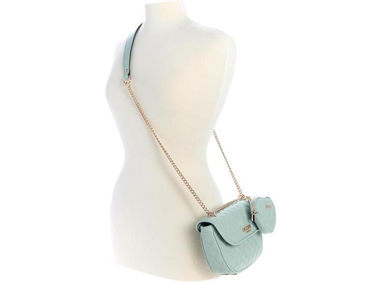 BOLSO CROSSBODY CONVERTIBLE GUESS, ECO SMALL GRAIN PU, CON CHARM REMOVIBLE, ELEGANTE Y FUNCIONAL - 5