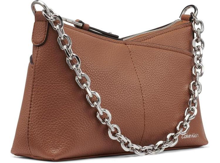 BOLSO CROSSBODY CALVIN KLEIN ZOE TOP ZIP CHAIN PARA MUJER, DISEÑO FUNCIONAL EN CUERO VEGANO - 2