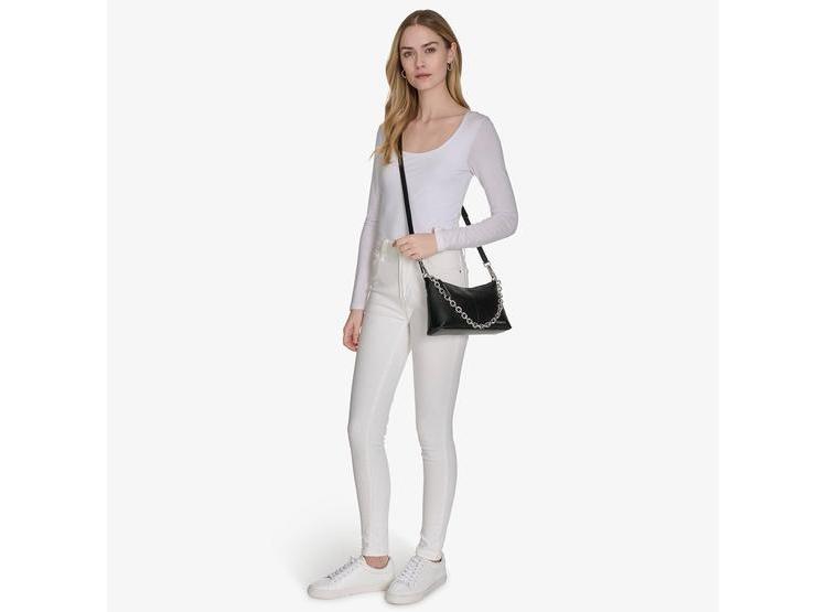 CALVIN KLEIN ZOE CROSSBODY PARA MUJER CON ESTILO, CIERRE SUPERIOR Y CADENA, IDEAL PARA CUALQUIER OCASIÓN - 5