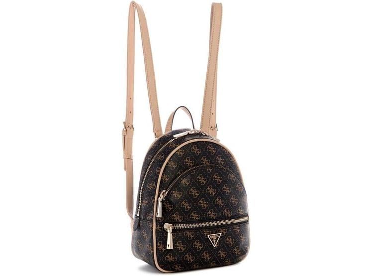 MOCHILA GUESS MANHATTAN II EN MARRÓN, DISEÑO PARA MUJER, ELEGANTE Y FUNCIONAL CON MÚLTIPLES BOLSILLOS - 3