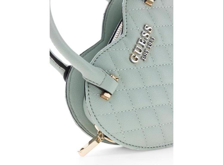 BANDOLERA ATABEY DE GUESS CON DISEÑO DE CORAZÓN Y CORREA DESMONTABLE EN POLIURETANO ACOLCHADO - 3