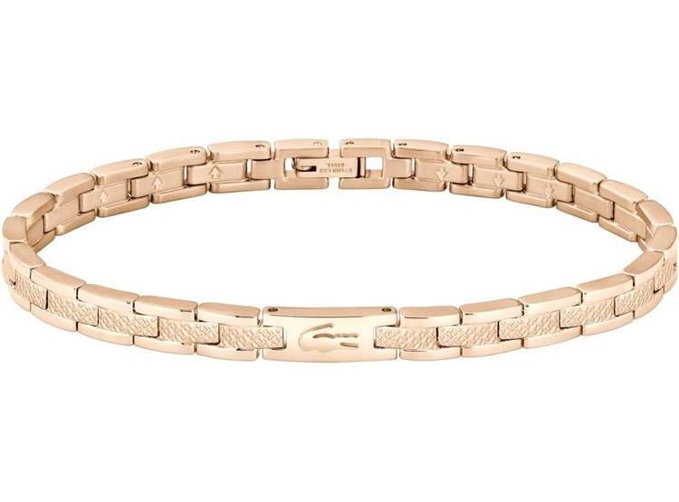 LACOSTE METROPOLE - PULSERA DE ESLABONES PARA MUJER, ACERO INOXIDABLE Y BANDA AJUSTABLE DE LA COLECCIÓN ICÓNICA - 1