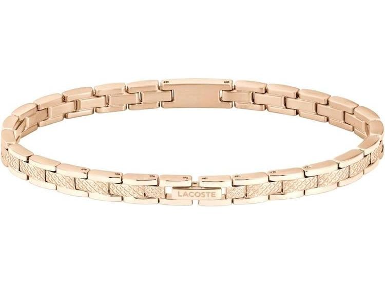 LACOSTE METROPOLE - PULSERA DE ESLABONES PARA MUJER, ACERO INOXIDABLE Y BANDA AJUSTABLE DE LA COLECCIÓN ICÓNICA - 2