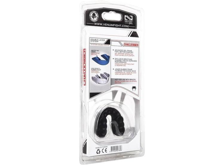 VENUM CHALLENGER PROTECTOR BUCAL NEGRO HIELO CON GEL NEXFIT Y MARCO DE GOMA DENSA PARA MEJOR PROTECCIÓN - 6