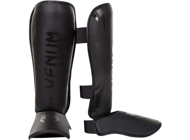 VENUM ELITE ESPINILLERAS CON PIEL SKINTEX Y ESPUMA DE ALTA DENSIDAD, PROTECCIÓN PARA ARTES MARCIALES - 1