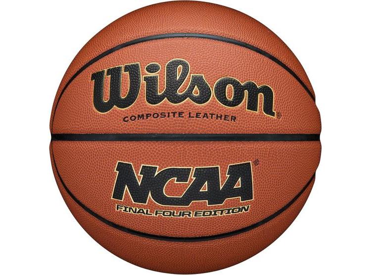 WILSON NCAA FINAL FOUR BALÓN DE BALONCESTO, INTERIORES / EXTERIORES, MATERIAL CUERO, MARRÓN, ALTA DURABILIDAD - 1