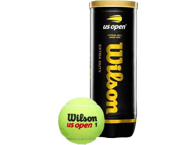 PELOTAS DE TENIS WILSON US OPEN APROBADAS POR USTA E ITF, IDEAL PARA PISTAS DURAS Y ABRASIVAS - 1