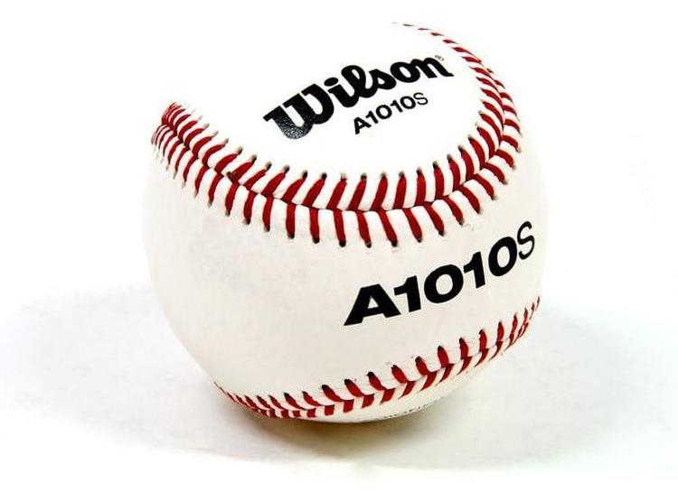 PELOTA DE BÉISBOL WILSON A1010 DE CUERO DE ALTA CALIDAD, IDEAL PARA PRÁCTICA Y ENTRENAMIENTO - 1