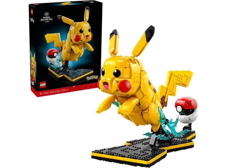 PRE VENTA SET LEGO POKÉMON PIKACHU Y POKÉ BALL - CONSTRUCCIÓN PARA COLECCIONISTAS ADULTOS, DECORACIÓN O REGALO - 1