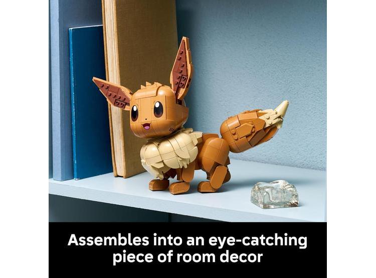 PRE VENTA LEGO POKÉMON EEVEE, SET COLECCIONABLE PARA ADULTOS, FIGURA POSABLE PARA DECORAR OFICINA, ESTANTES O ESCRITORIO - 5