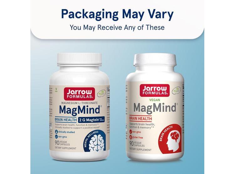 L-TREONATO DE MAGNESIO DE JARROW FORMULAS SUPLEMENTO VEGANO MAGMIND MAGTEIN PARA SOPORTE DE MEMORIA, 90 CÁPSULAS - 6