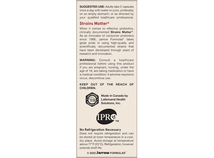 JARROW FORMULAS JARRO-DOPHILUS EPS PROBIÓTICOS PARA APOYO DEL TRACTO INTESTINAL, 10 MIL MILLONES DE UFC, 60 CÁPSULAS VEG - 8