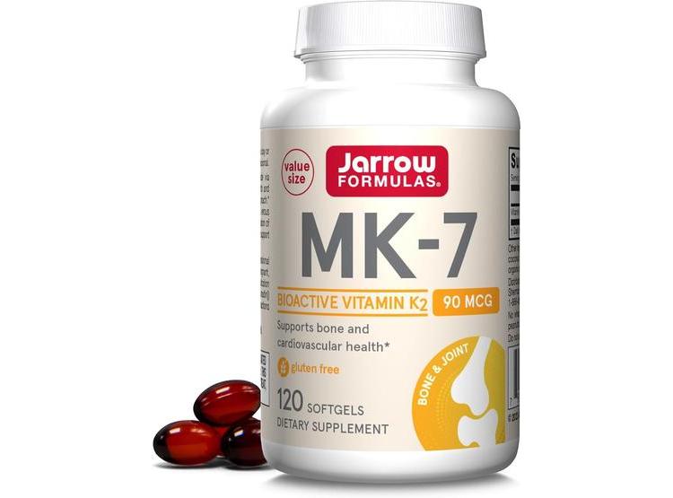 JARROW FORMULAS MK-7, VITAMINA K2 PARA SALUD ÓSEA Y CARDIOVASCULAR. SIN GLUTEN - 1