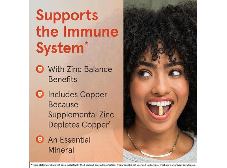 BALANCE DE ZINC JARROW, CON COBRE PARA APOYO AL SISTEMA INMUNOLÓGICO, 100 CÁPSULAS, VEGANO Y LIBRE DE ALÉRGENOS - 3