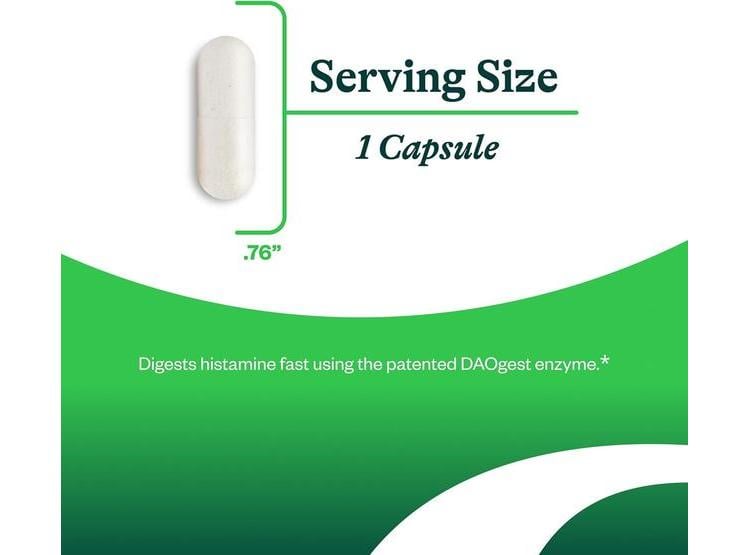 SUPLEMENTO DE ENZIMA DAO DE SEEKING HEALTH PARA DIGESTIÓN DE HISTAMINA Y ALIVIO DIGESTIVO CON EXTRACTO PORCINO - 2