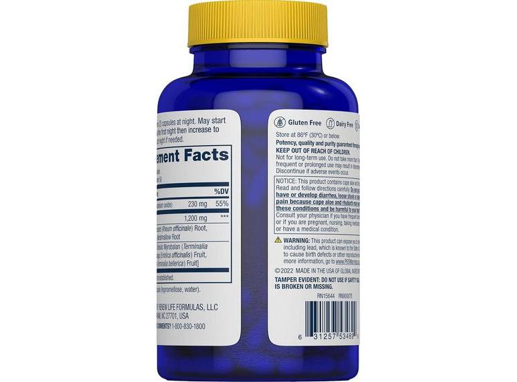 RENEW LIFE CLEANSE MORE DETOX, FOMENTA LA SALUD DIGESTIVA Y ALIVIA EL ESTREÑIMIENTO, SIN GLUTEN, 100 CÁPSULAS - 3