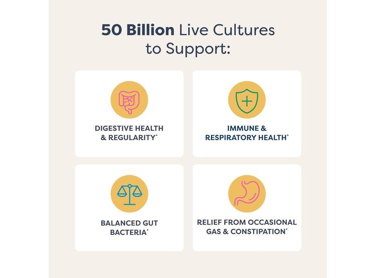 RENEW LIFE CÁPSULAS PROBIÓTICAS DIGESTIVAS CUIDADO EXTRA 50 MIL MILLONES CFU SOPORTA SALUD INMUNE Y DIGESTIVA - 2