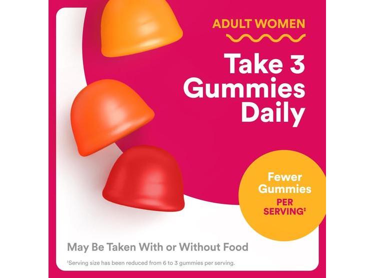 GOMITAS MULTIVITAMÍNICAS PARA MUJER CON OMEGA 3, COQ10, VITAMINAS D3, C, B12, B6, A, K Y ZINC, 90 UNIDADES - 8
