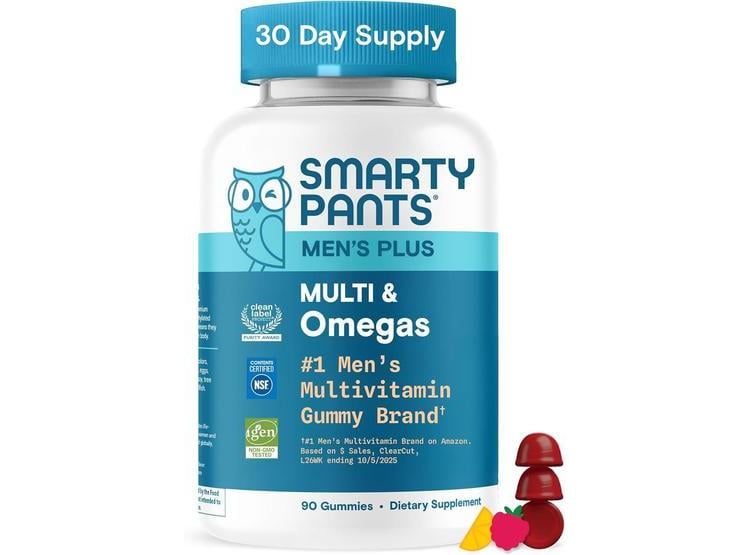 GOMITAS MULTIVITAMÍNICAS PARA HOMBRES CON OMEGA 3, METILFOLATO, VITAMINAS D3, C, B12, B6, A, K, ZINC Y SELENIO - 1