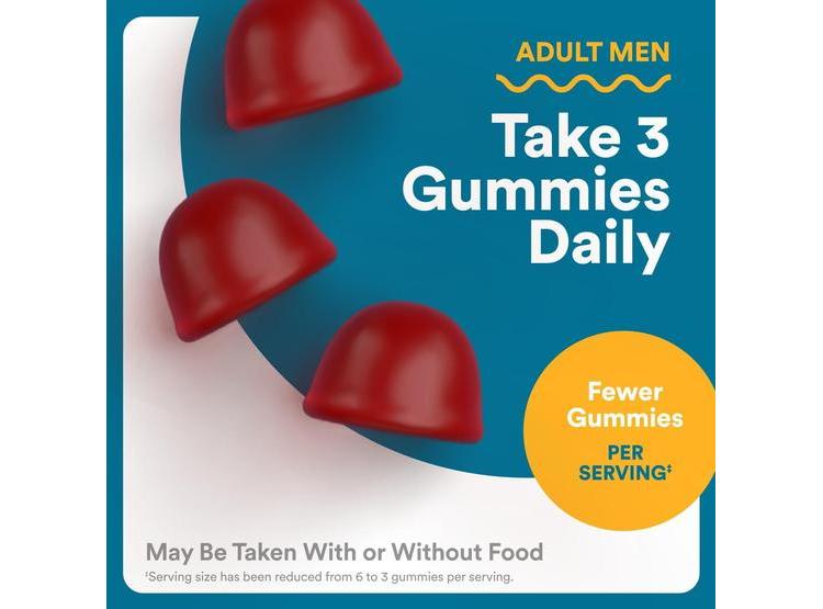 GOMITAS MULTIVITAMÍNICAS PARA HOMBRES CON OMEGA 3, METILFOLATO, VITAMINAS D3, C, B12, B6, A, K, ZINC Y SELENIO - 7
