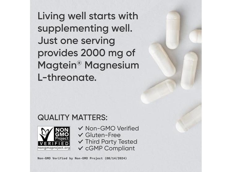 CÁPSULAS DE MAGTEIN 2000 MG DE ALTA ABSORCIÓN PARA MEJORAR SALUD CEREBRAL, MEMORIA Y APOYO AL SUEÑO, VEGANO, SIN GMO - 3