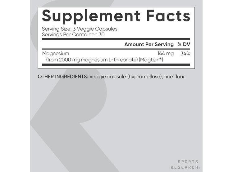 CÁPSULAS DE MAGTEIN 2000 MG DE ALTA ABSORCIÓN PARA MEJORAR SALUD CEREBRAL, MEMORIA Y APOYO AL SUEÑO, VEGANO, SIN GMO - 4
