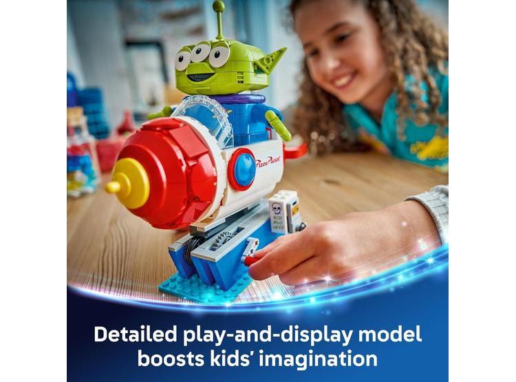 LEGO DISNEY Y PIXAR TOY STORY ALIEN CON NAVE DE PIZZA PLANET, JUGUETE DE CONSTRUCCIÓN DE 714 PIEZAS - 3