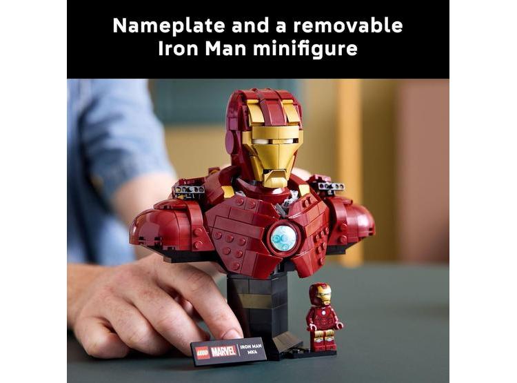 LEGO IRON MAN MK4 - SET DE CONSTRUCCIÓN ADULTO CON MINIFIGURA DE IRON MAN - 4