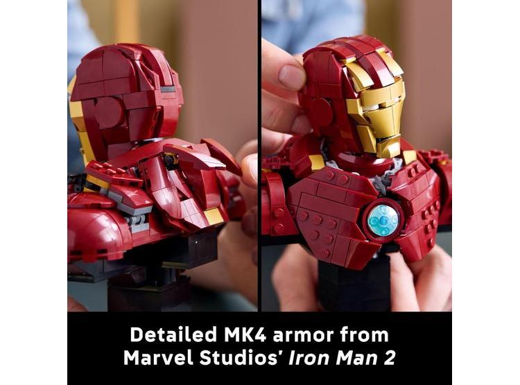 LEGO IRON MAN MK4 - SET DE CONSTRUCCIÓN ADULTO CON MINIFIGURA DE IRON MAN - 5