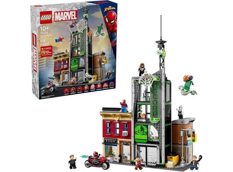 LEGO MARVEL SPIDER-MAN VS. OSCORP JUEGO DE CONSTRUCCIÓN CON MINIFIGURAS DE JUGUETE, EDADES 10+, SUPERHÉROES - 1