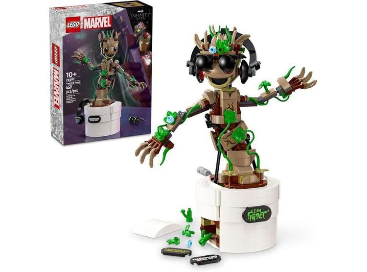 LEGO GROOT DE MARVEL, JUGUETE CONSTRUIBLE DE GUARDIANES DE LA GALAXIA, SET INTERACTIVO PARA NIÑOS - 1