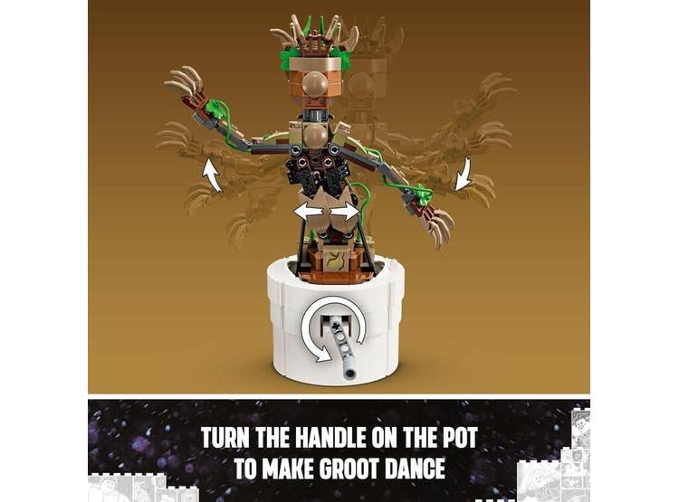 LEGO GROOT DE MARVEL, JUGUETE CONSTRUIBLE DE GUARDIANES DE LA GALAXIA, SET INTERACTIVO PARA NIÑOS - 2