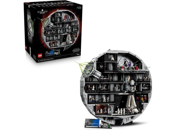LEGO STAR WARS DEATH STAR: SET PARA ADULTOS, IDEAL PARA DECORACION Y COLECCION, INCLUYE MINIFIGURAS LEGENDARIAS - 1