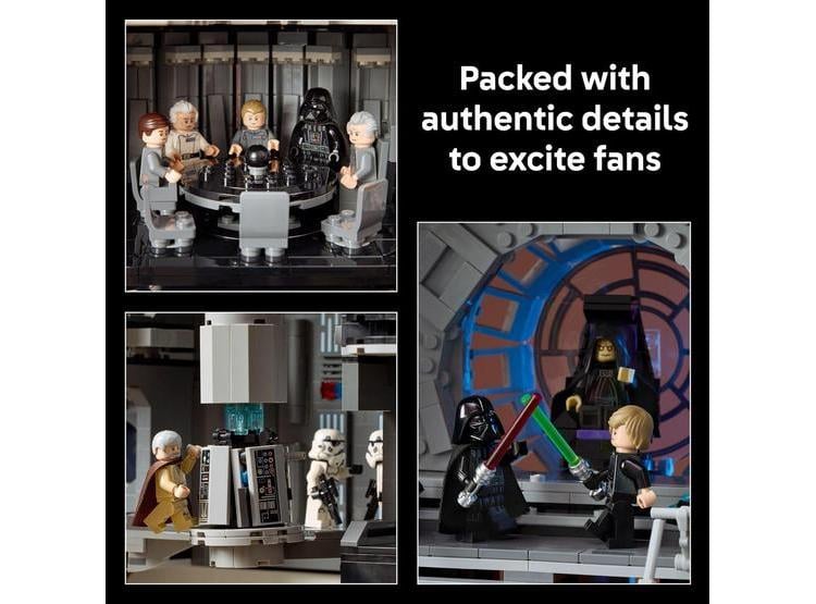 LEGO STAR WARS DEATH STAR: SET PARA ADULTOS, IDEAL PARA DECORACION Y COLECCION, INCLUYE MINIFIGURAS LEGENDARIAS - 3