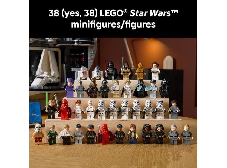 LEGO STAR WARS DEATH STAR: SET PARA ADULTOS, IDEAL PARA DECORACION Y COLECCION, INCLUYE MINIFIGURAS LEGENDARIAS - 4