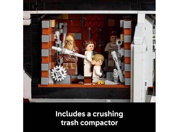 LEGO STAR WARS DEATH STAR: SET PARA ADULTOS, IDEAL PARA DECORACION Y COLECCION, INCLUYE MINIFIGURAS LEGENDARIAS - 5