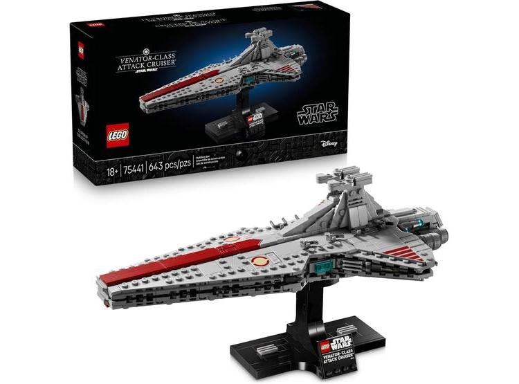 LEGO STAR WARS VENATOR-CLASS ATTACK CRUISER JUEGO DE CONSTRUCCIÓN PARA ADULTOS, PIEZA DE COLECCIÓN DECORATIVA - 1