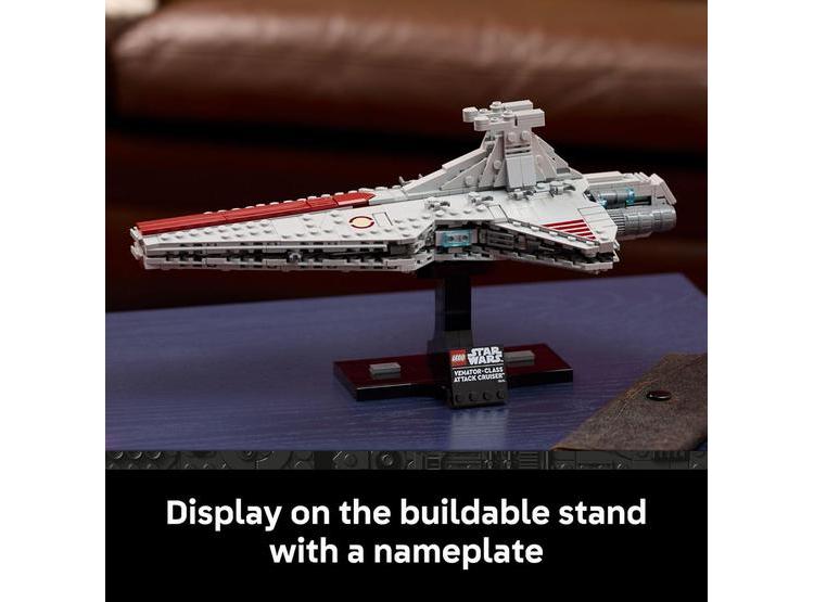 LEGO STAR WARS VENATOR-CLASS ATTACK CRUISER JUEGO DE CONSTRUCCIÓN PARA ADULTOS, PIEZA DE COLECCIÓN DECORATIVA - 4