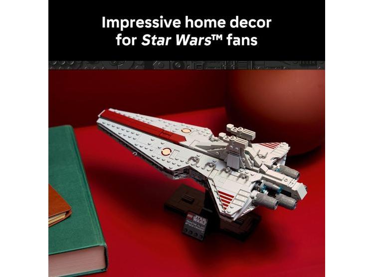 LEGO STAR WARS VENATOR-CLASS ATTACK CRUISER JUEGO DE CONSTRUCCIÓN PARA ADULTOS, PIEZA DE COLECCIÓN DECORATIVA - 5