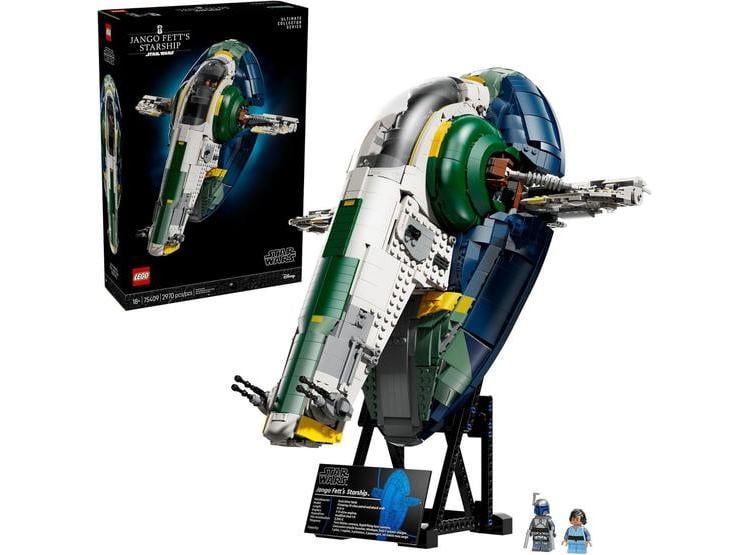 SET LEGO STAR WARS NAVE FIRESPRAY DE JANGO FETT PARA ADULTOS, KIT COLECCIONABLE DECORATIVO, IDEA DE REGALO DIY - 1