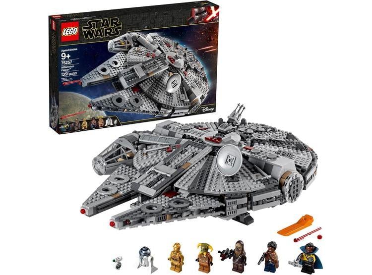 LEGO STAR WARS MILLENNIUM FALCON 75257, SET DE CONSTRUCCIÓN CON MINIFIGURAS INCLUIDAS - 1